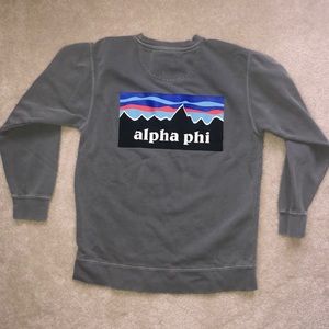 Alpha Phi Patagonia Oversized Sweatshirt Crewneck